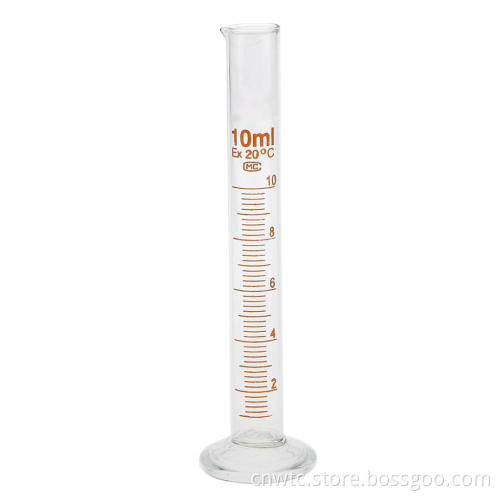 Lab Glassware: 250ml, 500ml, and 1000ml Graduated Borosilicate Glass Measuring Cylinders for Scientific Applications